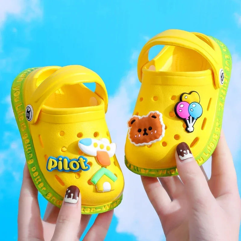 animé sandales été enfants sandales bébé filles enfant en bas âge doux antidérapant princesse chaussures enfants bonbons chaussures de plage