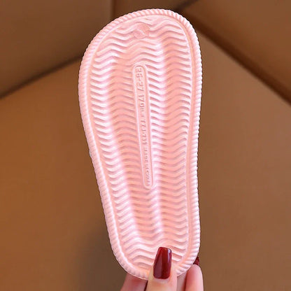Pantoufles d'été enfants, pour filles et garçons, salle de bain, maison, chaussures de plage