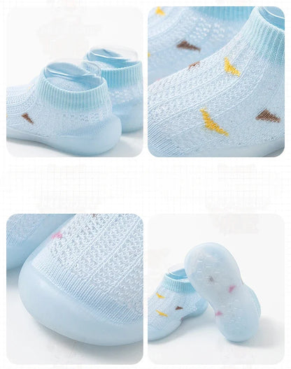 Chaussures de marche pour enfants, chaussettes pour bébé,