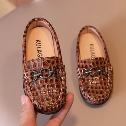 Chaussures en Cuir pour Bébé Garçon, Mocassins Décontractés