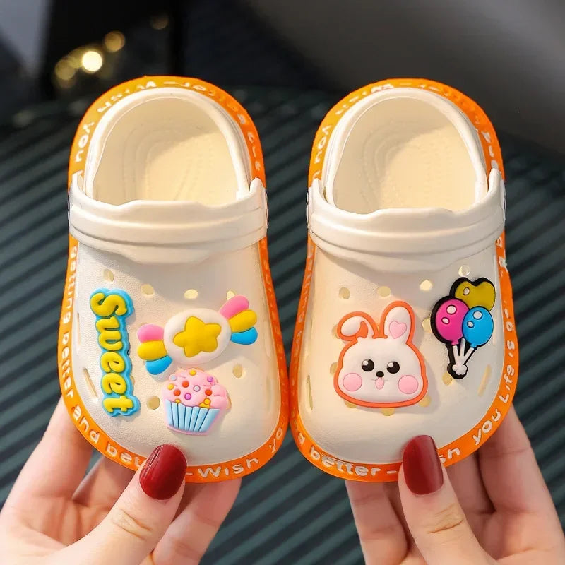 animé sandales été enfants sandales bébé filles enfant en bas âge doux antidérapant princesse chaussures enfants bonbons chaussures de plage