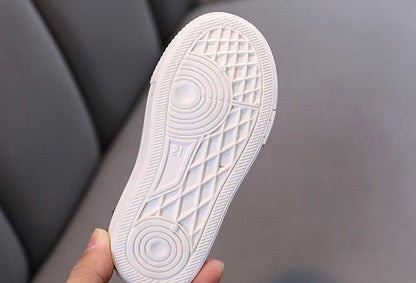 Chaussures en toile mi-hautes pour enfants,