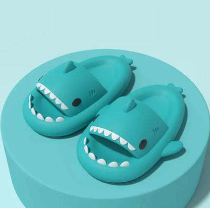 Crestar filles garçons motif requin pantoufles