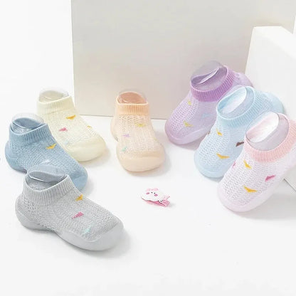 Chaussures de marche pour enfants, chaussettes pour bébé,