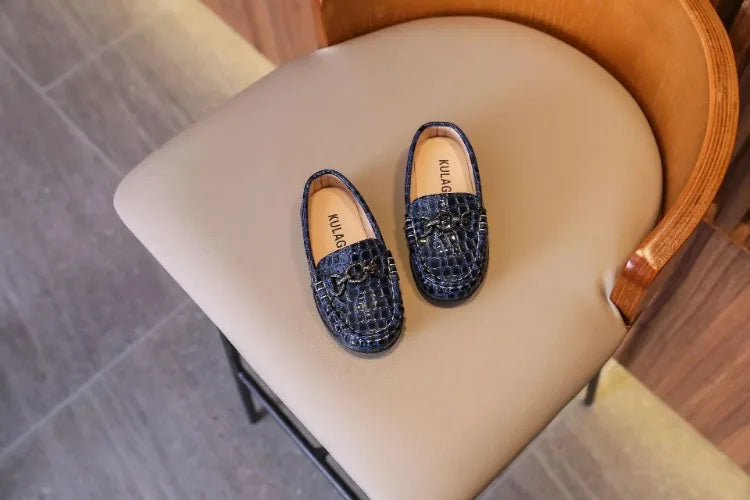 Chaussures en Cuir pour Bébé Garçon, Mocassins Décontractés