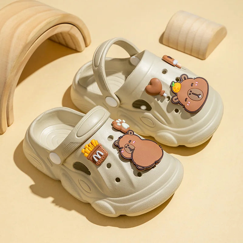Sandales à fond épais pour femmes et enfant