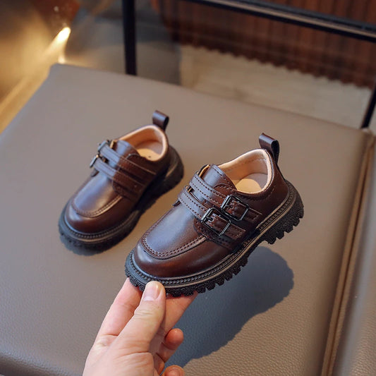 Chaussures enfants en cuir décontracté