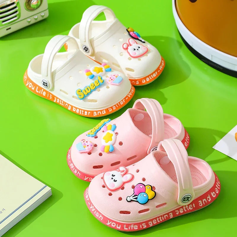 animé sandales été enfants sandales bébé filles enfant en bas âge doux antidérapant princesse chaussures enfants bonbons chaussures de plage