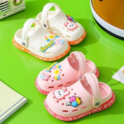 animé sandales été enfants sandales bébé filles enfant en bas âge doux antidérapant princesse chaussures enfants bonbons chaussures de plage