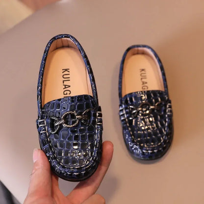 Chaussures en Cuir pour Bébé Garçon, Mocassins Décontractés