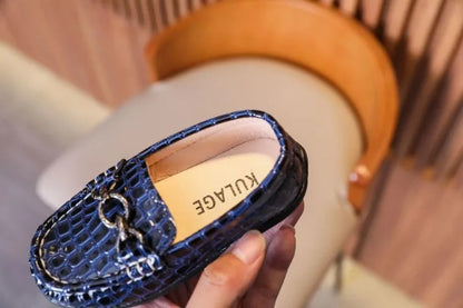 Chaussures en Cuir pour Bébé Garçon, Mocassins Décontractés