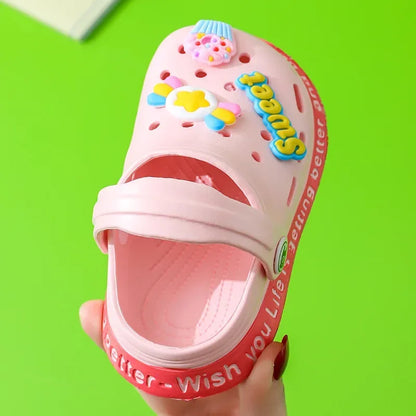 animé sandales été enfants sandales bébé filles enfant en bas âge doux antidérapant princesse chaussures enfants bonbons chaussures de plage