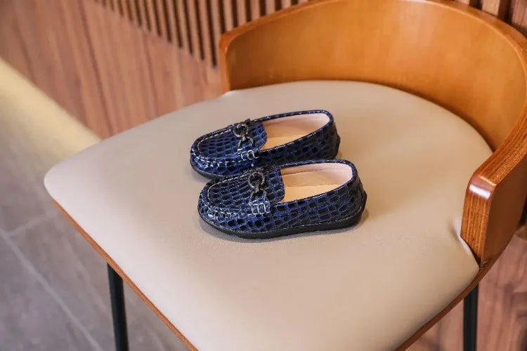 Chaussures en Cuir pour Bébé Garçon, Mocassins Décontractés