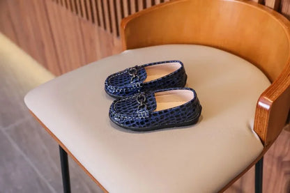 Chaussures en Cuir pour Bébé Garçon, Mocassins Décontractés