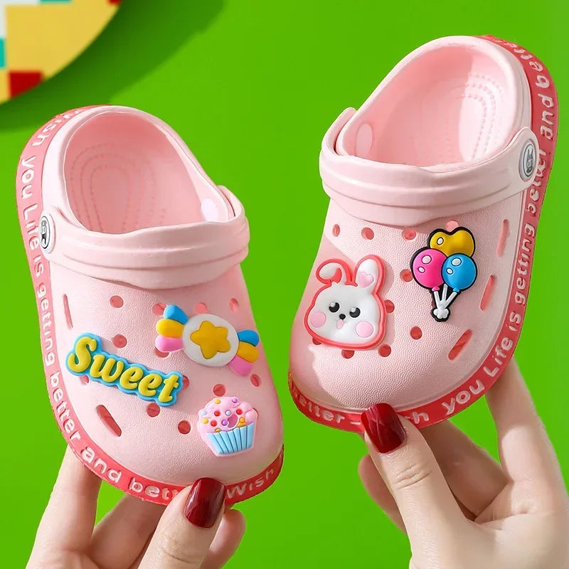 animé sandales été enfants sandales bébé filles enfant en bas âge doux antidérapant princesse chaussures enfants bonbons chaussures de plage