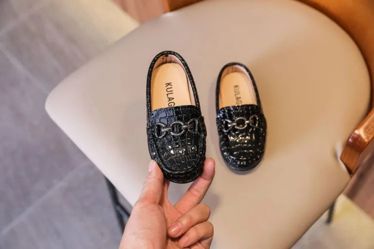 Chaussures en Cuir pour Bébé Garçon, Mocassins Décontractés