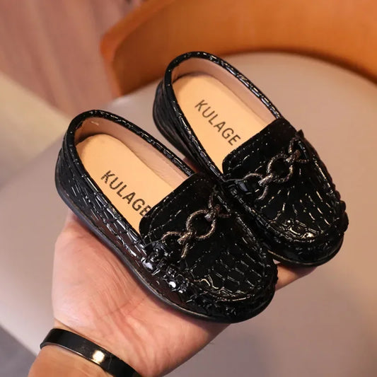 Chaussures en Cuir pour Bébé Garçon, Mocassins Décontractés