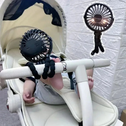 Ventilateur de poussette pour bébé & bureau