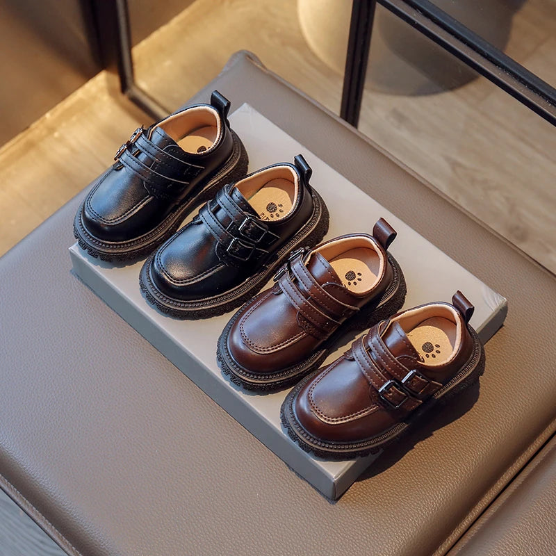 Chaussures enfants en cuir décontracté