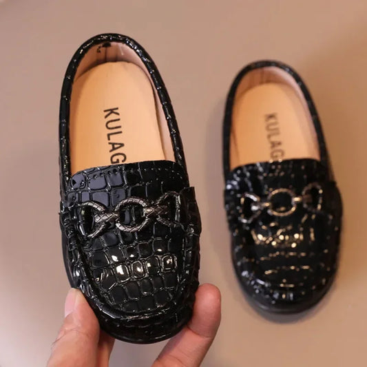 Chaussures en Cuir pour Bébé Garçon, Mocassins Décontractés