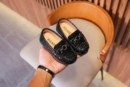 Chaussures en Cuir pour Bébé Garçon, Mocassins Décontractés
