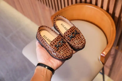Chaussures en Cuir pour Bébé Garçon, Mocassins Décontractés