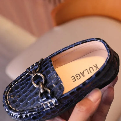 Chaussures en Cuir pour Bébé Garçon, Mocassins Décontractés