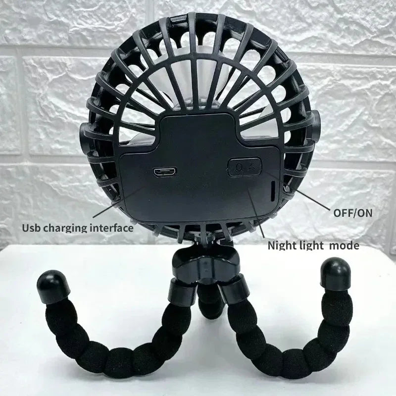 Ventilateur de poussette pour bébé & bureau