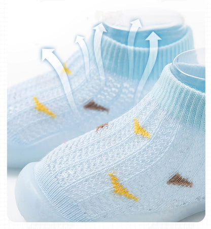 Chaussures de marche pour enfants, chaussettes pour bébé,