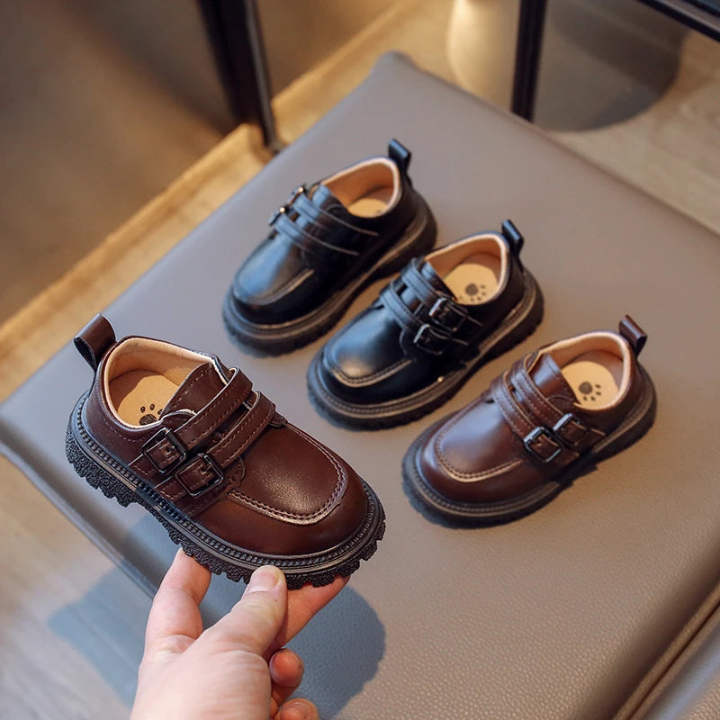 Chaussures enfants en cuir décontracté