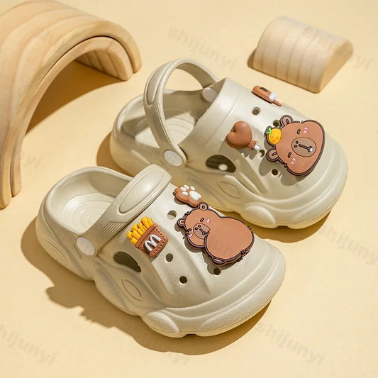 Sandales à fond épais pour femmes et enfant