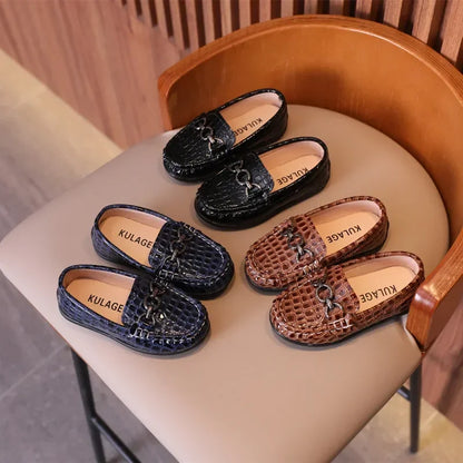 Chaussures en Cuir pour Bébé Garçon, Mocassins Décontractés